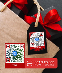 Text QR code